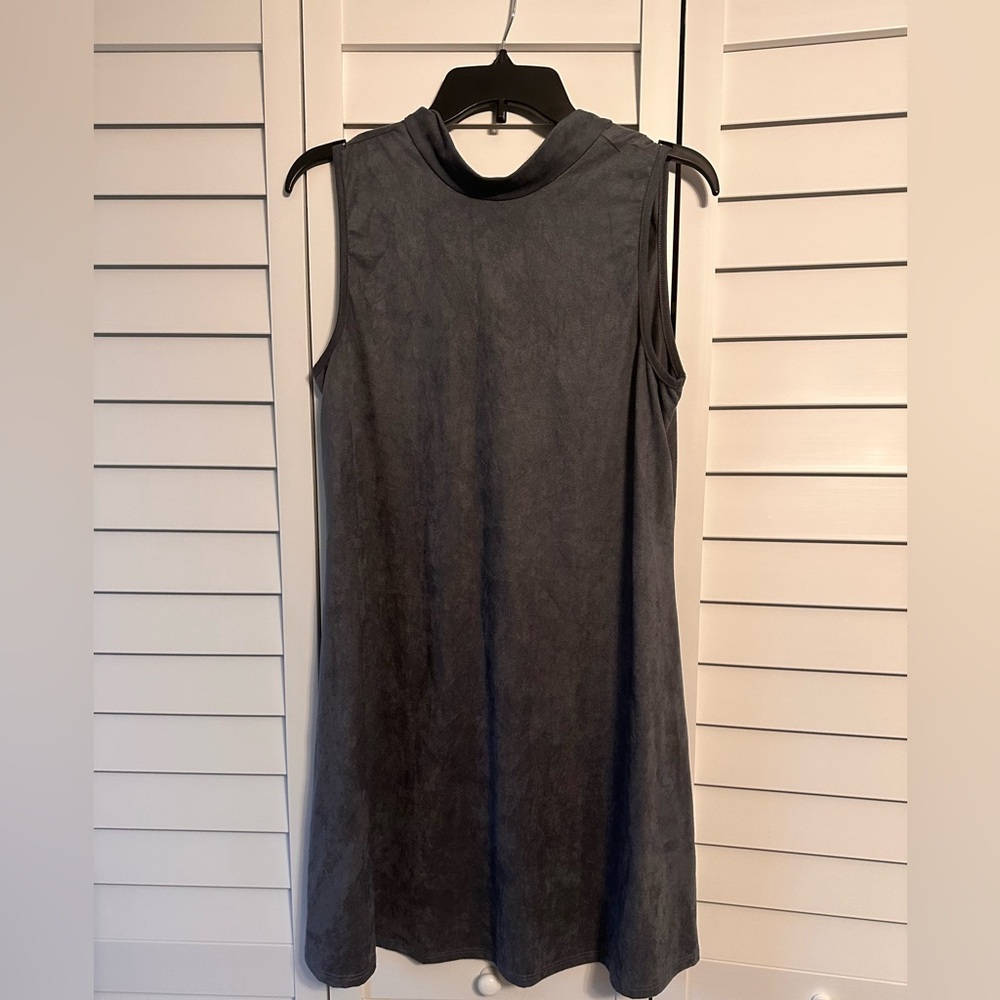 JC Fir Inc Chic Gray Sleeveless Mini Dress